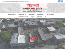 Tablet Screenshot of historicdowntownliberty.org